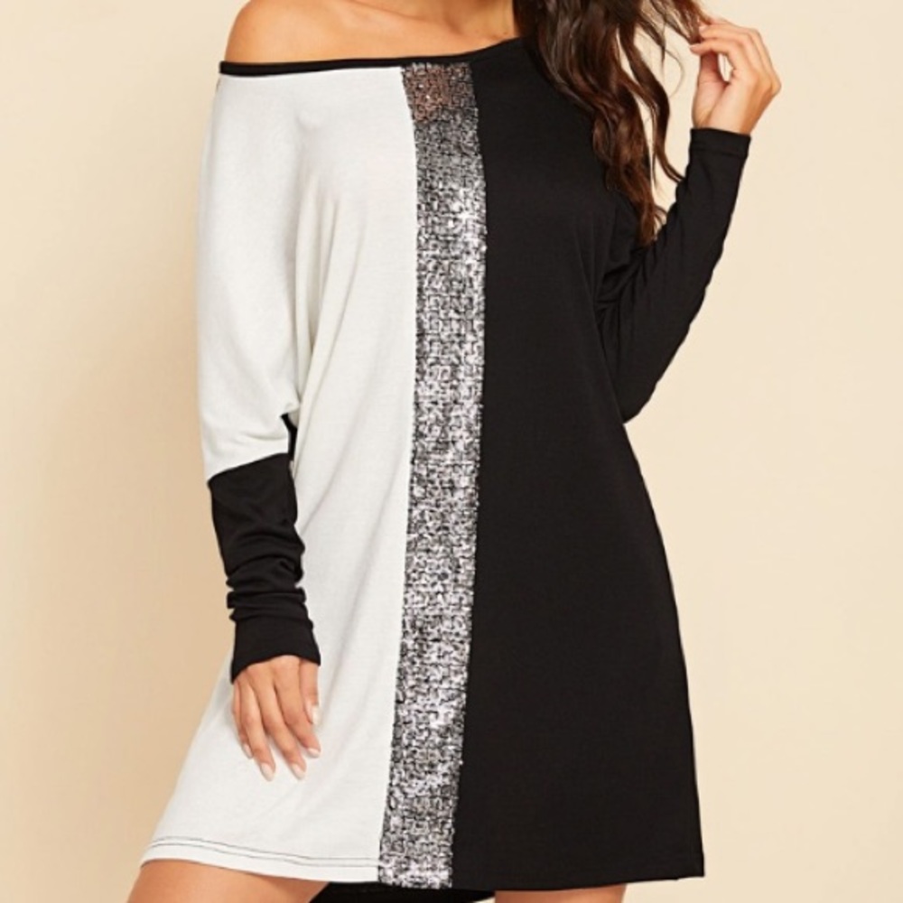 SHEIN color block dress